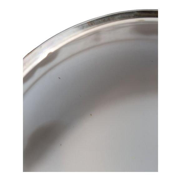 VTG Bohemian Czech Opaline Glass Bowl with Gold Motif Smoke Bowl/Candy Bowl READ - Picture 3 of 16